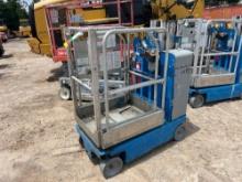 2017 GENIE GR-12 SCISSOR LIFT SN:GRP-50585 electric powered, equipped with 12ft. Platform height,