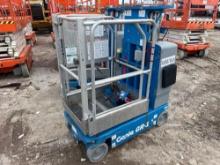 2017 GENIE GR-12 SCISSOR LIFT SN:GRP-50442 electric powered, equipped with 12ft. Platform height,