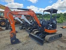 2023 HITACHI ZX35U-5N...HYDRAULIC EXCAVATOR SN-01546 powered by diesel engine, equipped with OROPS,