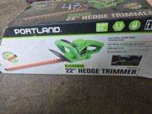 PORTLAND 22IN. ELECTRIC HEDGE TRIMMER SUPPORT EQUIPMENT
