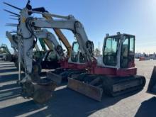 2015 TAKEUCHI TB280FR HYDRAULIC EXCAVATOR SN:178500215 powered by diesel engine, equipped with Cab,