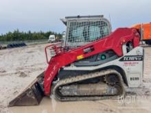 2020 TAKEUCHI TL10V2-CRHR RUBBER TRACKED SKID STEER SN:410003801 powered by diesel engine, equipped