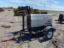 2019 LINCOLN V322 WELDER SN:U1181200865 electric powered, equipped with 300AMPS.... Trailer mounted.