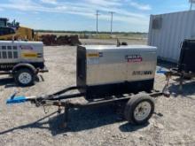 2019 LINCOLN V322 WELDER SN:U1181200861 electric powered, equipped with 300AMPS.... Trailer mounted.