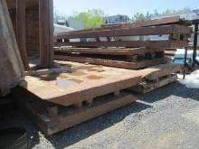 TRENCH BOX 24FT. X 8FT. X 4IN. TRENCH BOX equipped with 4 spreaders.