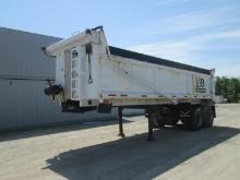 2000 Artis 26' TANDEM AXLE DUMP TRAILER SN 2SAAQM10003020079 equipped with air ride suspension,