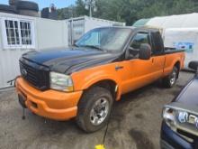 2004 FORD F250 PICKUP TRUCK VN:C84743, powered by gas engine, equipped with Fisher plow. M-149,027..