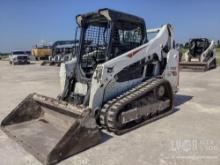 2017 BOBCAT T590 RUBBER TRACKED SKID STEER SN:ALJU24970 powered by diesel engine, equipped with