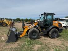 UNUSED CASE 321F RUBBER TIRED LOADER...powered by diesel engine, equipped with EROPS, air, heat,