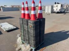 NEW (50) TRAFFIC CONES NEW SUPPORT EQUIPMENT