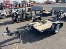 2018 BARRETTO E4X6TBT UTILITY TRAILER VN:280409...equipped with 4ft. X 6ft. Deck, single