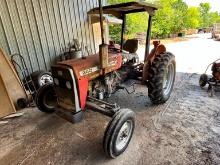 MASEY FERGUSON AGRICULTURAL TRACTOR SN:35018 powered by diesel engine, equipped with ROPS w/ Canopy,