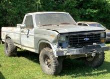 1986 Ford F-150 4X4 INOP OFFSITE