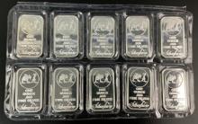 (10) 1oz Silver Bars