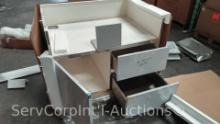 Lot on Pallet of Danver Single Cabinet, Stainless Side Tables, Wallington Electric Strip