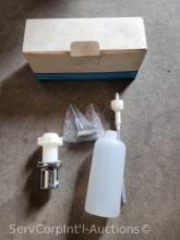 Lot of 2 Uniflow Drinking Water Filtration System & 2 Luwa Sink Mount Soap Containers