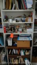 Lot of Various Office Supplies: Pocket Folders, Copy Paper, Ink Stamps, Envelopes, File Organizers
