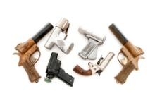 Lot of Six (6) U.S. Made Single Shot Break-Open Flare Pistols