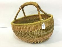 Lg. Vintage Woven Basket (Approx. 15 Inches