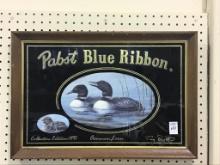 Framed Adv. Pabst Blue Ribbon Collectors