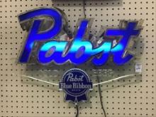 Pabst Blue Ribbon Lighted Wall Hanging Sign
