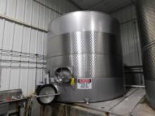 Liquid Assets Manufacturing 4,350 Gallon Stainless Steel Wine Fermentation Tank w/Glycol Jacket