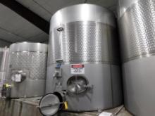 AAA Metal Fabrication 5,080 Gallon Stainless Steel Wine Fermentation Tank w/Glycol Jacket (LOCATED