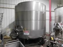 Liquid Assets Manufacturing 4,350 Gallon Stainless Steel Wine Fermentation Tank w/Glycol Jacket