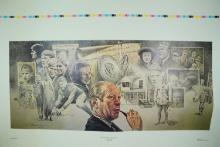 The Gerald R. Ford Mural Poster