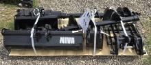 (9) MIVA Mini Excavator Attachments