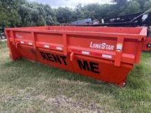 Lone Star 14 Yard Orange Dumpster w/ Single Door &