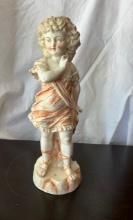 German Bisque Porcelain Girl Figurine