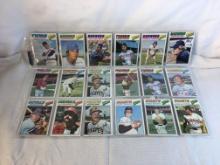 Lot of 18 Pcs Collector Vintage  MLB Baseball  Sport Trading Assorted Cards & Players - See Photos