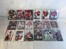 Lot of 18 Pcs Collector Modern NFL Football Sport Trading Assorted Cards & Players -See Pictures