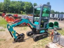 2024 UNUSED AGT QH13R MINI EXCAVATOR, BKT, RIPPER, DRIVERS CAB, 2'8'' STICK