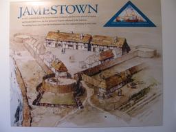 The Settlement of Jamestown Stamp Sheet