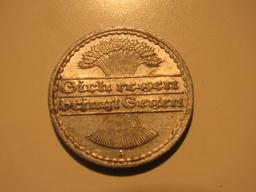 Foreign Coins: 1922 Germany 50 Pfennig