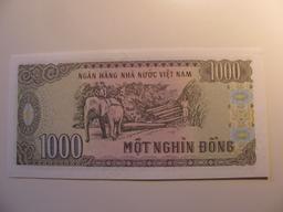 Foreign Currency: Vietnam 1,000 Dong (UNC)