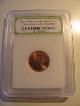 US Coins: 1012-P Lincoln Union Shield 1 c Briliant Uncirculated