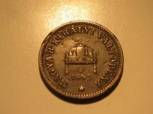 Foreign Coins: 1895 Austro / Hungary  12 Heller