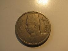 Foreign Coins: 1941 (WWII) Egypt 10 Kurus