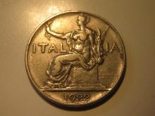 Foreign Coins: 1921 Italy 1 Lire