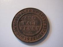 1932 Australia 1/2 Cent