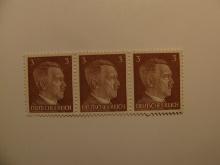 3 Nazi Germany Unused Stamp(s)