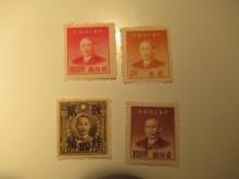 4 China Unused  Stamp(s)