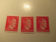 3 Nazi Germany Unused Stamp(s)