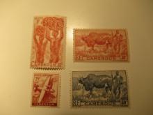4 Cameroun Unused  Stamp(s)