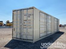 2024 40' HC Multi Doors Container, Two Side Open Doors, One End Door