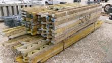LOT OF ASSORTED WOOD TRUSSES,  AS IS WHERE IS