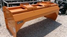 2023 WOLVERINE SKID STEER ATTACHMENT,  NEW/UNUSED, 84" SNOW PUSHER BLADE, A